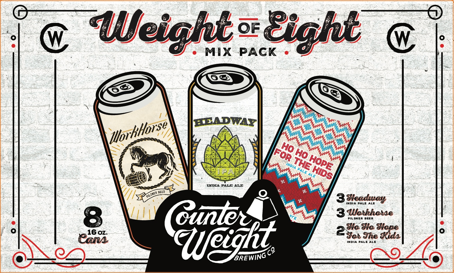 Weight Of Eight Mixed Pack