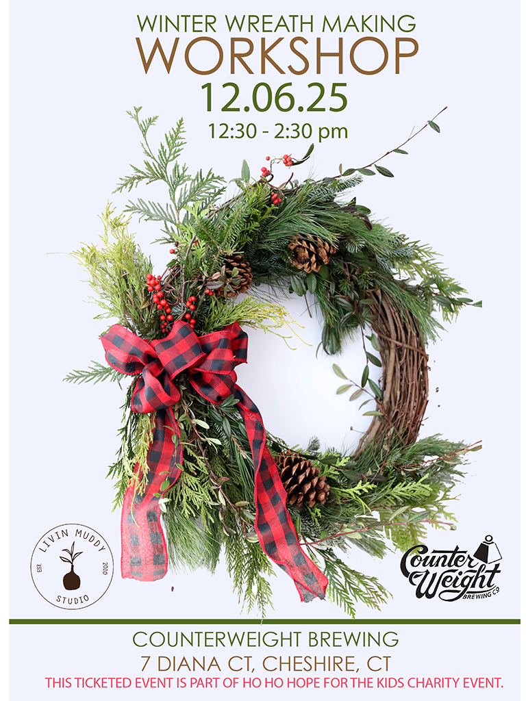 Wreath Making Workshop with Livin' Muddy Studio